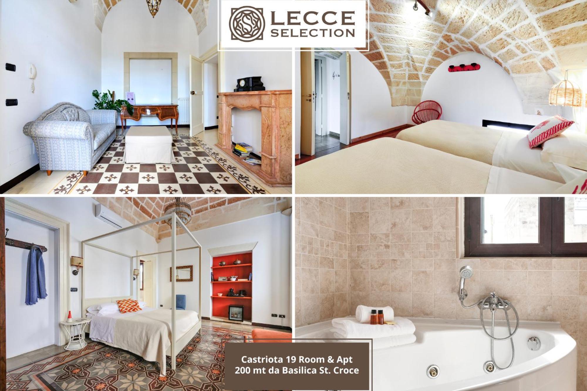 Castriota19 - Jacuzzi Room & Apartment Sit Lecce Bagian luar foto